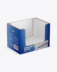 Photoshop psd file mockup resolution: Download Psd Mockup Advertising Box Branding Cardboard Carton Display Display Box Empty Empty Box Half Side View Paper Point Of Sale Pos Product Snack Psd Horizontal Book Mockup Psd Free