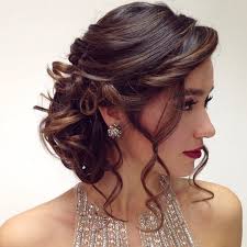 I love that the braid is twisty. Quinceanera Hairstyles For Short Hair Hairstyles Hairstylesforshorthair Quinceanera Short Hair Styles Prom Hairstyles For Short Hair Quince Hairstyles