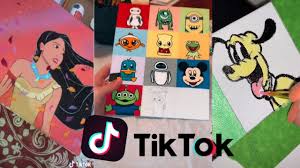 Aesthetic cartoon paintings tiktok | aesthetic tumblr. 5 Minutes Straight Of People Painting Disney Characters On Tik Tok Compilation 4 Youtube