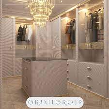 غرفة ملابس خاصة ديكورات فاخرة في إسطنبول