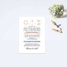 Love Type Polterabend Einladung By Bonjour Paper Polterabend Einladung Polterabend Einladungen