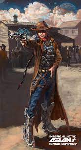 Intergalactic Space Cowboy By Tuabak D5mskdm Jpg 900 1658 Character Art Space Fantasy Character Inspiration