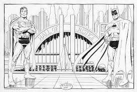 Hall Of Justice Drawing Superheroes Comic Book Artists Darkseid Justice League