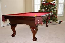 Another Golden West Sunset Pool Table In Ssr Finish Installed For Christmas A Pool Table Brings Joy And Exciteme Billiard Tables Pool Table Billiard Table