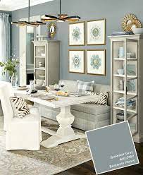 Benjamin Moore S Brewster Gray From The Ballard Designs Catalog Dining Room Colors Paint Colors For Living Room Dining Room Paint Colors