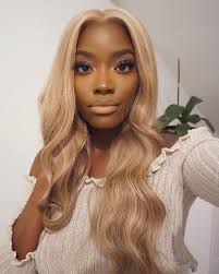 8 11 27 Brazilian Virgin Hair Full Lace Wigs Flw16 Wowafrican Com In 2020 Blonde Hair Black Girls Blonde Weave Blonde Hair Color