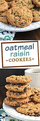 Soft And Chewy Old Fashioned Oatmeal Raisin Cookies With A Hint Of Cinnamon A Cookie Recipes Oatmeal Raisin Oatmeal Raisin Cookies Easy Oatmeal Raisin Cookies