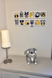 Deco Chambre Enfant Moustach Jaune Moutarde Gris Bleu Bichat 209 Bichat And Friends