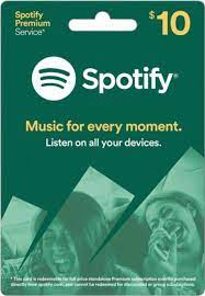 Listen to your music offline with unlimited skips across any device Spotify 10 Gift Card Spotify 10 Best Buy