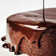 Darkest Chocolate Cake With Red Wine Glaze Cake Dark Chocolate Cakes Desserts