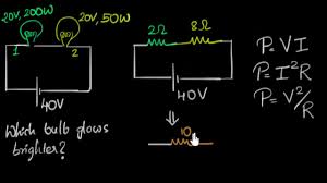 Calculating triac power triac power dissipation is influenced by the load current. Solved Example Power Dissipated In Bulbs Video Khan Academy