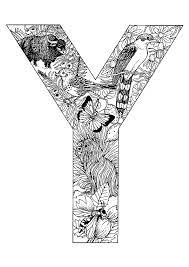 alphabet animal y coloriage lettre a imprimer de motif courtepointe scrap happy sampler