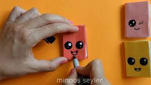 Belki bir tarif defteri, belki de günlük olacak. Mini Defteri Yapimi Diy Mini Notebook Youtube