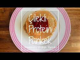 Cilekli Fit Protein Pankek Tarifi Protein Tozsuz Youtube Pankekler Gida Sutsuz