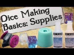 Dice Making Basics Supplies Youtube Dice Making How To Make Resin Resin Diy