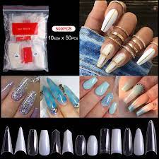 Faux-Ongles,Sac De 500 Faux Ongles Acrylique (10 Styles Différents), Clair,  Naturel, Translucide, Manucure - Type 11-Clear-500Pcs - Cdiscount Au  Quotidien