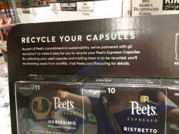 It is compatible with an espresso coffee machine. Peet S Nespresso Compatible Aluminum Capsules 80 Count Costcochaser