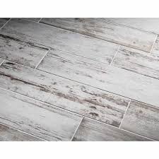 Lowe S Southend Whitewashed Wood Glazed Porcelain Tile Common 8 In X 32 In Actual 7 84 In X 31 44 In In Grand Rapids Flooring Faux Wood Tiles Rustic Tile
