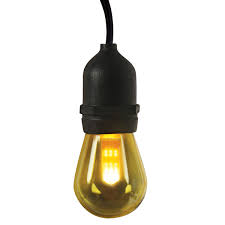 6 Light 12 Ft String Light With Led Flame Bulbs Feit Electric