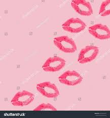 Nyx turnt up lipstick in flutter kiss and maybelline color sensational creamy matte lip color in 660 touch of spice (tie) Creative Pattern Made Red Kisses On Stock Photo 1919325557 Shutterstock