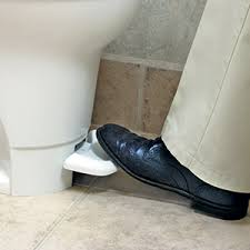 The original toilet had a porcelain top with plastic base. Amazon Com Aqua Magic V Rv Toilet Pedal Flush High Profile White Thetford 31671 Automotive