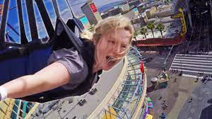 Slotzilla zip line las vegas. Superman Zipline Over Las Vegas Youtube