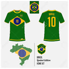 Maillot vintage de foot du brésil coupe du monde 1986 en mexique joueurs notables: Maillot De Football Ou Kit De Football Modele Pour L Equipe Nationale De Football Du Bresil Uniforme De Soccer Avant Et Arriere Logo De Football Plat Sur L Etiquette Du Drapeau Du Bresil Et