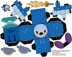 Meta Knight Papercraft Printable Kirby Kirby Nintendo