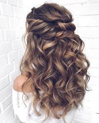 20 Long Wedding Hairstyles And Updos From Mpobedinskaya My Deer Flowers In 2020 Loose Curls Long Hair Loose Curls Hairstyles Curly Prom Hair