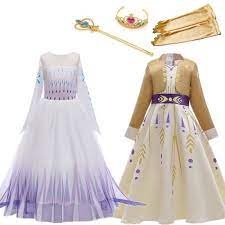 Check spelling or type a new query. 2020 Nouveau Princess Robe Elsa Anna Avec Baguette Magique Couronne Manchette La Reine Des Neiges 2 Deguisement Cosplay Pour Enfants Cdiscount Jeux Jouets
