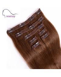 Sophisticated and elegant, our silk seam 16, 140g dark brown (2) seamlessly blends with most mid to dark tone brown hair colors. 16 Inch Straight Clip In Hair Extensions 9 Pcs Perfect Locks