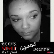 I was lost. Drinking, drugging, missing work (quit soon after relapse),  promiscuous, lying, cheating... The good me was gone." Congrats, Deanna!  Well done! Read the rest of her story: https://bit.ly/3jcAbcI