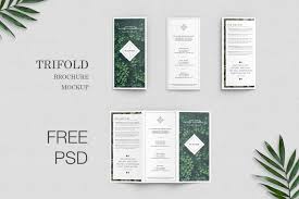 Download Free Trifold Brochure Mockup On Behance