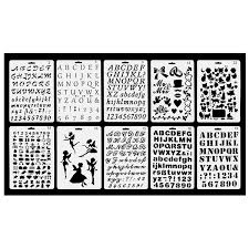 Print these free number stencils which are suitable for many types of projects that require numbers in a stencil outline style. Qs Brand Scrapbooking Painting Diy Drawing Craft Letter And Number Alphabet Stencil Buy Alphabet Stencil Letter And Number Stencils Scrapbooking Painting Drawing Craft Product On Alibaba Com