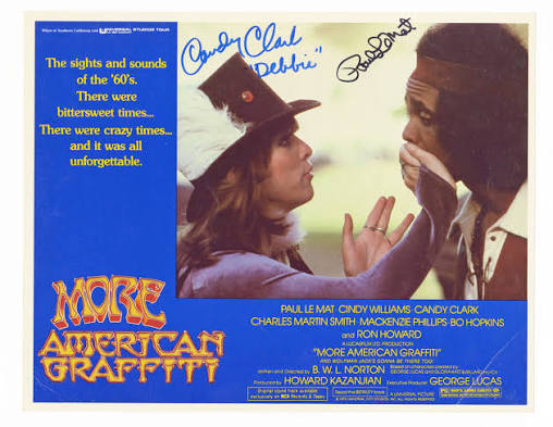 Original More American Graffiti (1979) movie poster in C8 condition for  $150.00