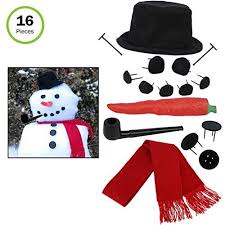 Evelots My Very Own Snowman Kit Winter Fun For All 16 P Snowman Kit Felt Snowman Snowman