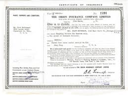Maybe you would like to learn more about one of these? Certificate Of Insurance From Orion Insurance Company Digital Commonwealth