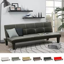 Alle elemente können frei im raum. Topazio Schlafsofa Sofabett Couch Klappsofa 3 Sitzer Aus Kunstleder