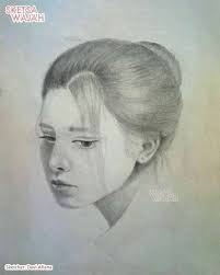 Devi Afiana Sketsa Wajah Di 2020 Sketsa Wajah Wajah Sketsa