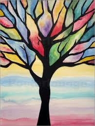 Weitere ideen zu baum malen, malerei, baumbilder. 37 Baume Ideen Idee Farbe Baumbilder Abstrakt
