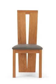 Beautiful oak furniture solid oak is used throughout except on the tables which are mainly solid with veneered panels. Montreal Solid Oak And Grey Dining Chairs