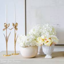 The flowers are held in a beautiful white plastic vase with a wave style design. Faux Flowers In Vase Cheaper Than Retail Price Buy Clothing Accessories And Lifestyle Products For Women Men