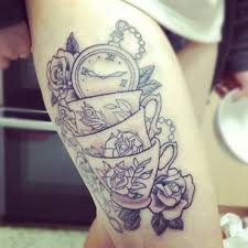 I tried to paint some materials that i haven't done before in this piece. Alice In Wonderland Tattoo Ideas For Women