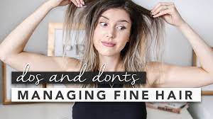 Thin hair (or sparse hair) means that there are fewer follicles on. The Do S And Don Ts For Managing Fine Thin Hair By Erin Elizabeth Youtube