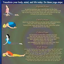 Transform Your Body Mind And Life Today Do These Yoga Steps Yoga Steps Yoga School Yoga Teacher Training