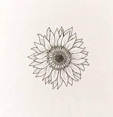 Sunflower Tattoo Stencil In 2021 Sunflower Tattoos Tattoo Sunflower Tattoo Stencils