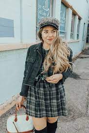 Plaid Dress Dreams Lauryncakes Outfits With Hats Plaid Dress Plaid Outfits