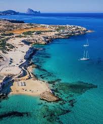 Playa Cala Comte Eivissa Ibizaplayas Calacomte Ibiza2017 Paesaggi Luoghi Spiagge