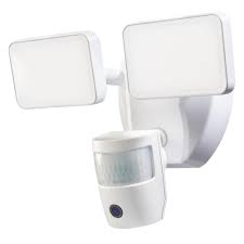 Outdoor Security Flood Light Video Wifi Twin Head Led Motion Activated White New 313046765742 Ebay