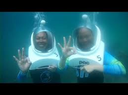 Helmet Diving Kinagigiliwang Atraksyon Ngayon Sa Hundred Islands Sa Pangasinan Youtube